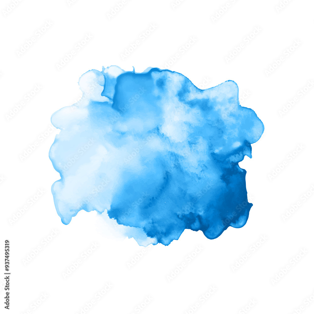Water color ink splash design on white background Water color ink splash design on white background