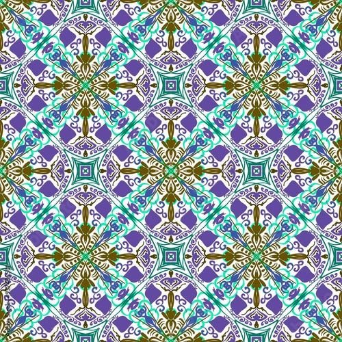 seamless pattern with flowers