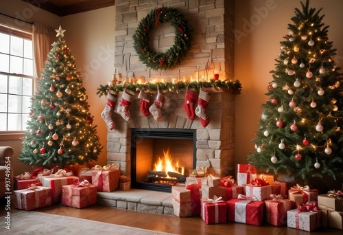 pikaso_reimagine_A-cozy-Christmas-scene-with-a-fireplace-decorated- 