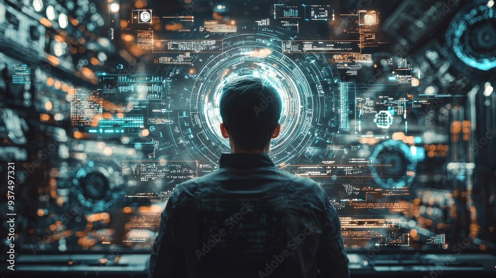 Futuristic Technological Immersion: Exploring the Digital Landscape