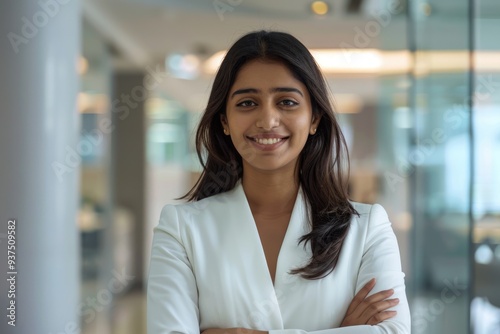 portrait of a smiling business woman