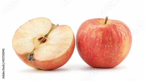 A Cameo apple with a sweet and slightly tart flavor