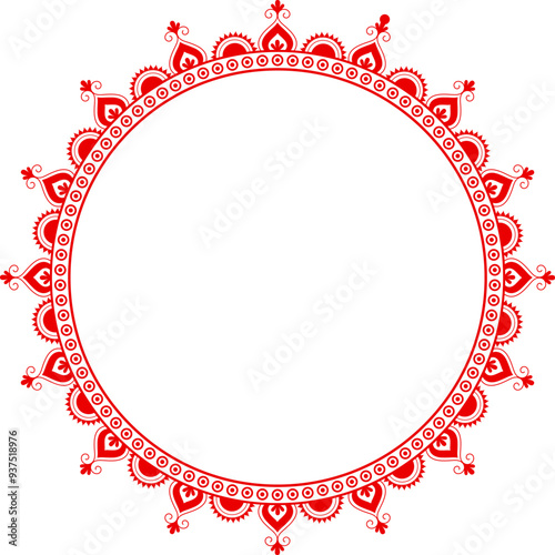 Durga Puja Border, Arch, Frame, Background Advertisement Design for Durga Puja Offer, Sale, Discount, Tag Design, Social media post , status