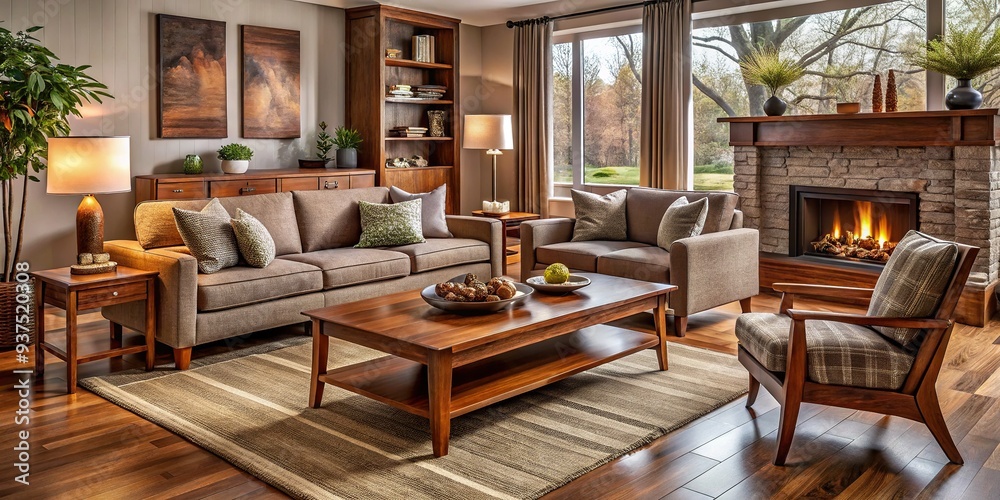 Cozy Warm Intimate Home Decor Walnut Furniture Pieces Cozy Warm Intimate Home Decor Walnut Furniture Pieces