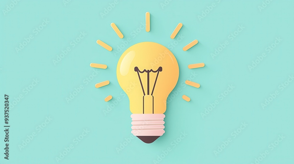 Paper Cut Light Bulb Idea Inspiration Concept Paper Cut Light Bulb Idea Inspiration Concept