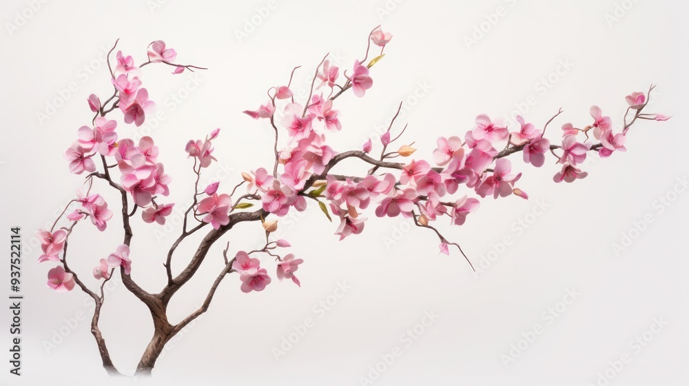 Fototapeta premium A delicate orchid tree with its fragrant blossoms