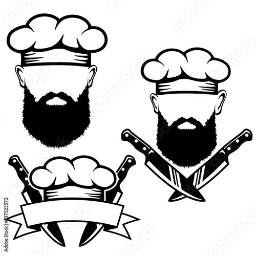 Chef | Chef Icon | Professional Cook | Head of Kitchen | Restaurant Chef | Chef Logo | Skilled Chef | Hunger | Original Illustration | Vector and Clipart | Cutfile and Stencil