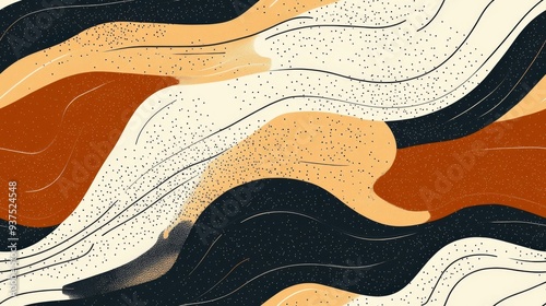 Wallpaper Mural Abstract Wave Pattern Torontodigital.ca