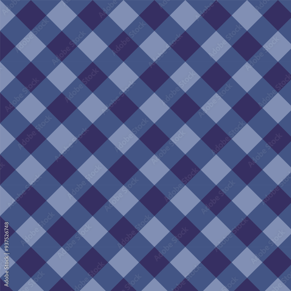 Gingham seamless pattern.Checkered tartan plaid repeat pattern in dark blue.Geometric vector illustration background wallpaper. Gingham seamless pattern.Checkered tartan plaid repeat pattern in dark blue.Geometric vector illustration background wallpaper.
