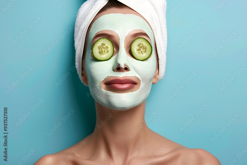 Cucumber Facial Mask for Skin Rejuvenation and Wellness Cucumber Facial Mask for Skin Rejuvenation and Wellness