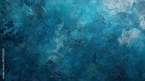 Blue Colorful Texture Paint Background Creative Asbtract Art Concrete Wallpaper. Generative ai