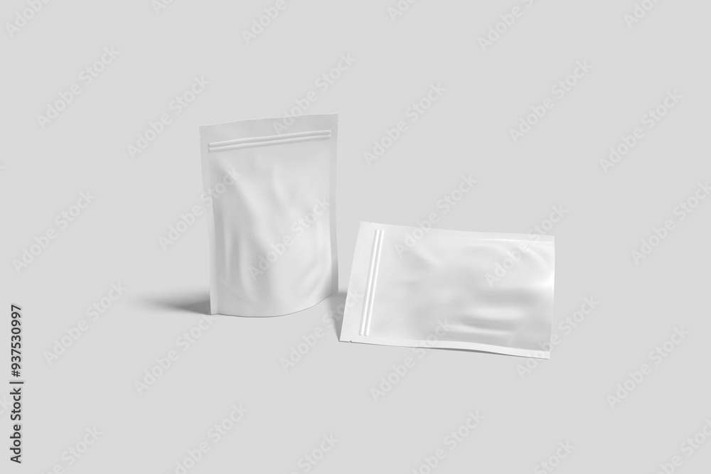 Pouch Packaging Blank Mockup Pouch Packaging Blank Mockup