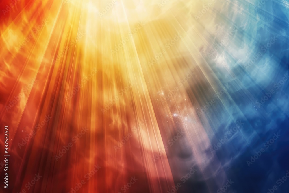 Abstract background  Beautiful rays of light.