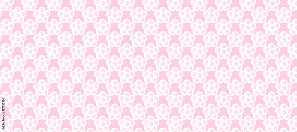Pink seamless pattern with flowers like background Pink seamless pattern with flowers like background