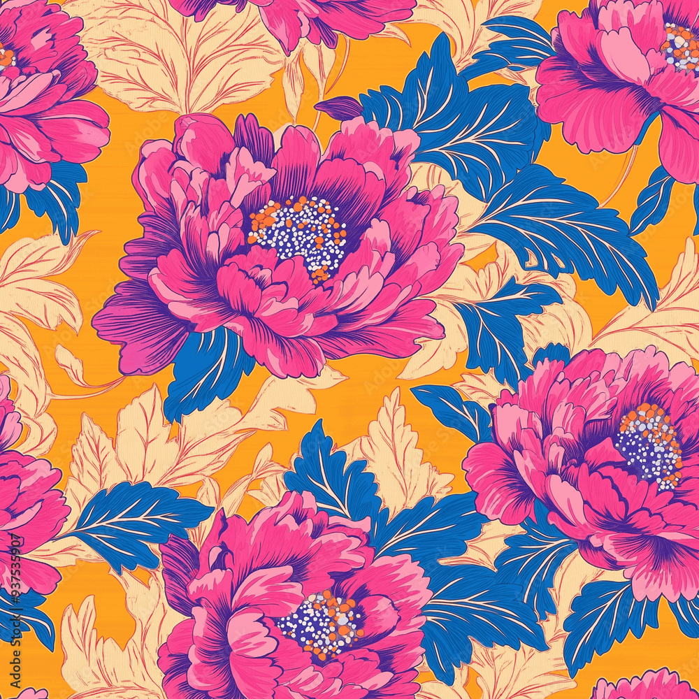 Seamless Pattern 'Beautiful Floral' Seamless Pattern 'Beautiful Floral'