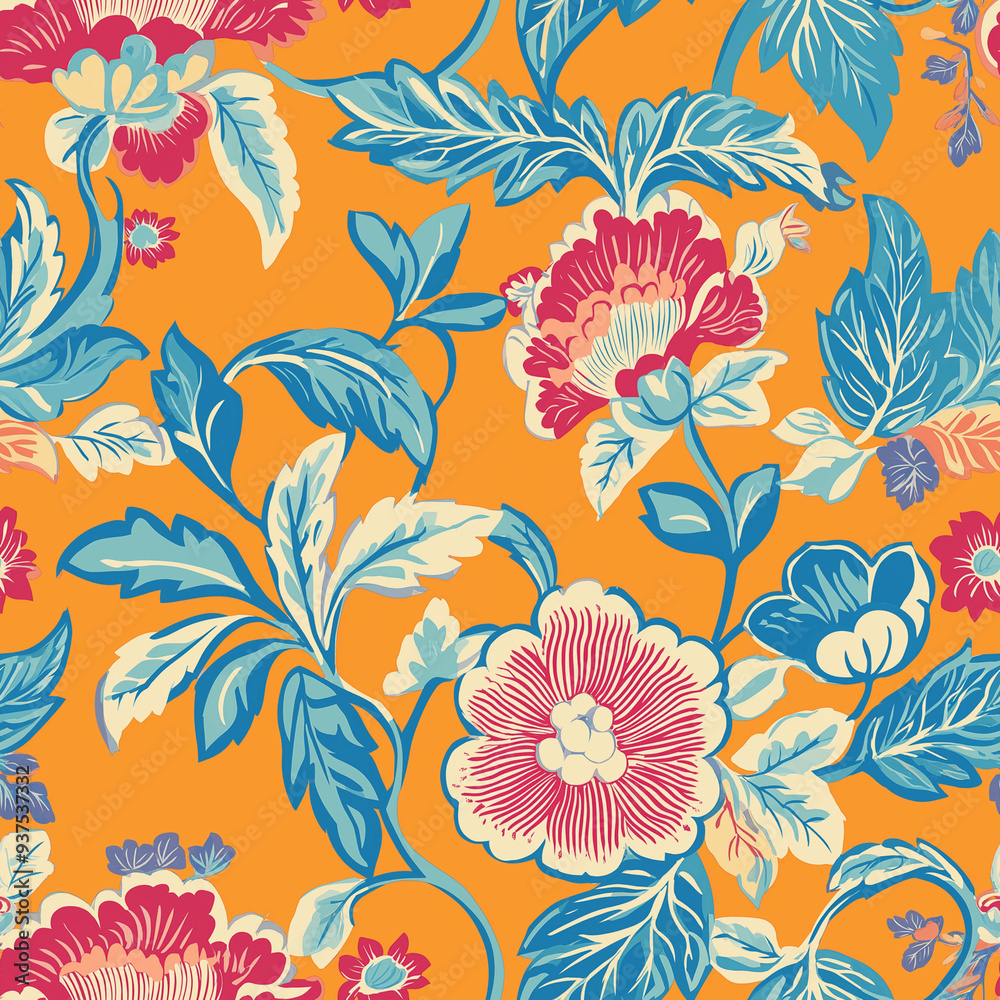 Seamless Pattern 'Beautiful Floral' Seamless Pattern 'Beautiful Floral'