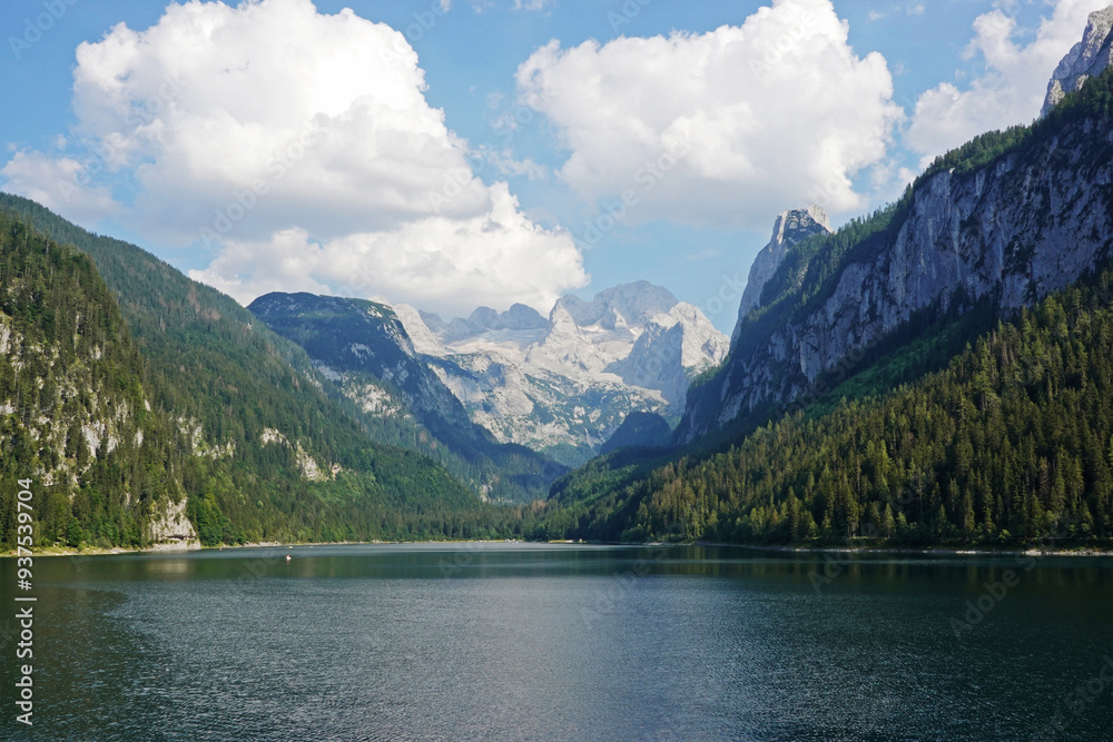 Gosau lake in the Austrian Alps Gosau lake in the Austrian Alps