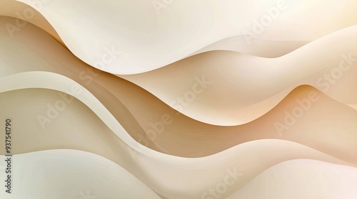 Subtle gradient vector with neutral tones transitioning from taupe to ivory photo