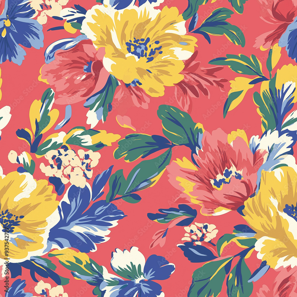 Seamless Pattern 'Beautiful Floral' Seamless Pattern 'Beautiful Floral'