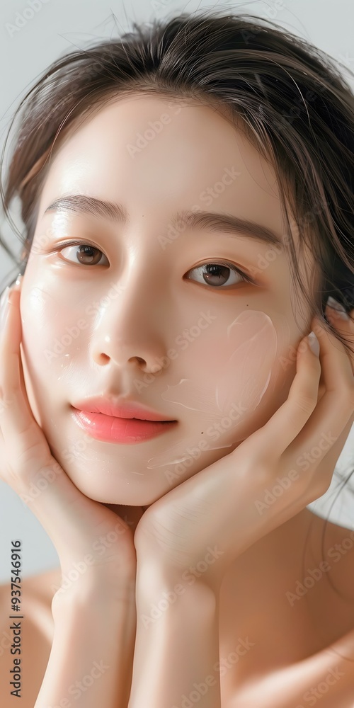 Beautiful Woman with Natural Makeup and Fresh Skin Beautiful Woman with Natural Makeup and Fresh Skin