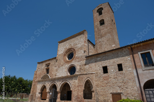 Morro D’Oro. Teramo. The church of Santa Maria di Propezzano