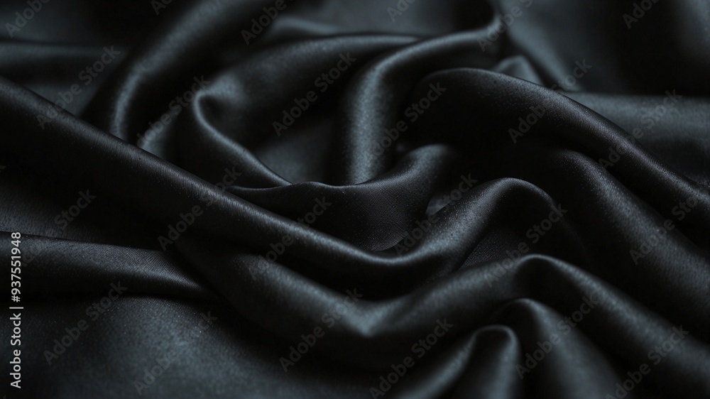 Full frame shot of black fabric