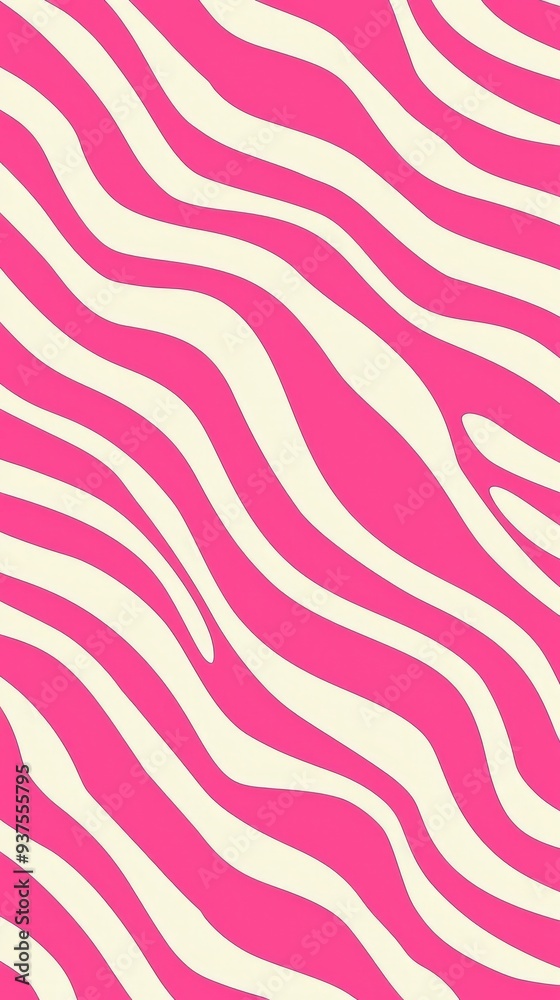 Pink Zebra Stripes Abstract Background Pink Zebra Stripes Abstract Background