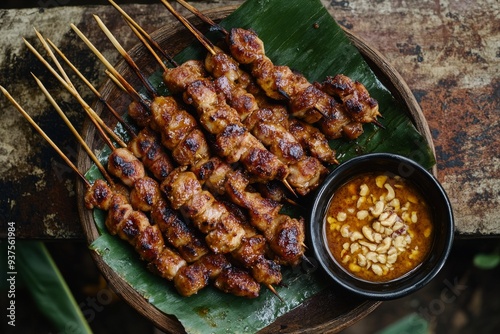 Pork Satay, Commonly found in Bali and among the Indonesian Chinese community