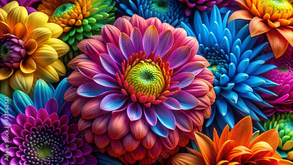 vibrant macro floral abstract vibrant macro floral abstract