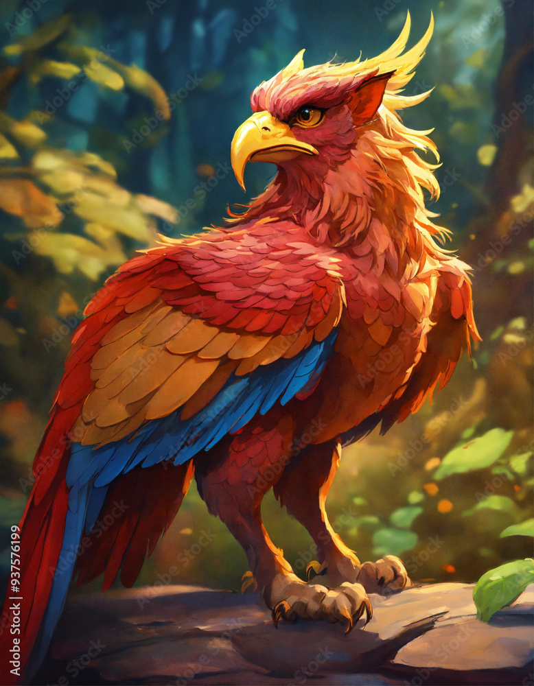 Fototapeta premium portrait of a parrot