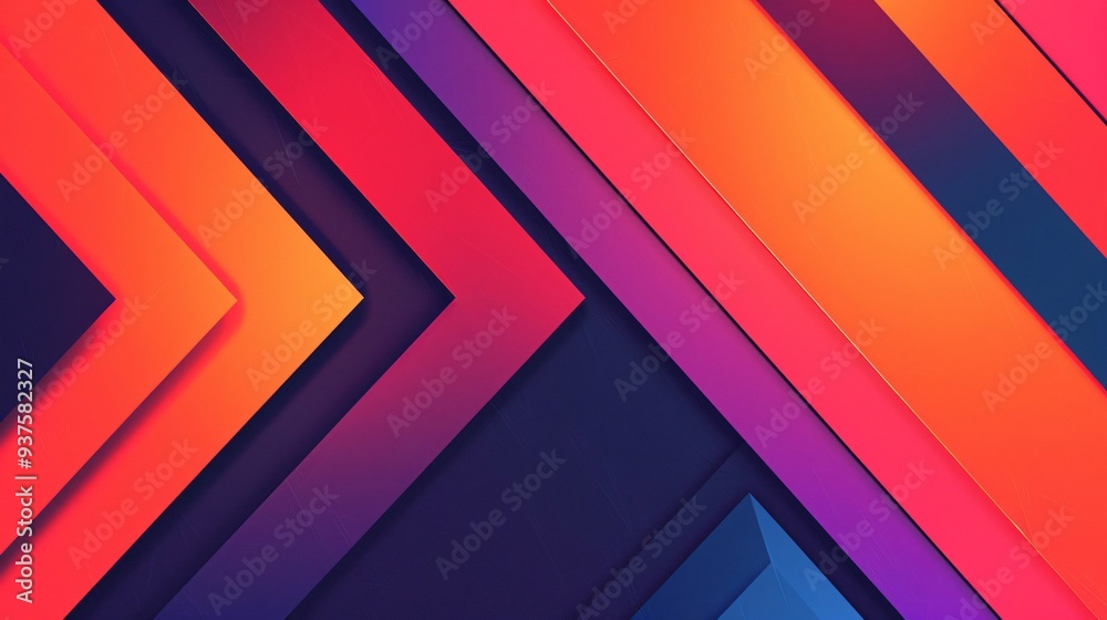 Abstract Geometric Background with Colorful Shapes and Lines Abstract Geometric Background with Colorful Shapes and Lines