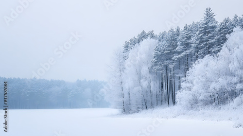 Serene Snowy Landscape