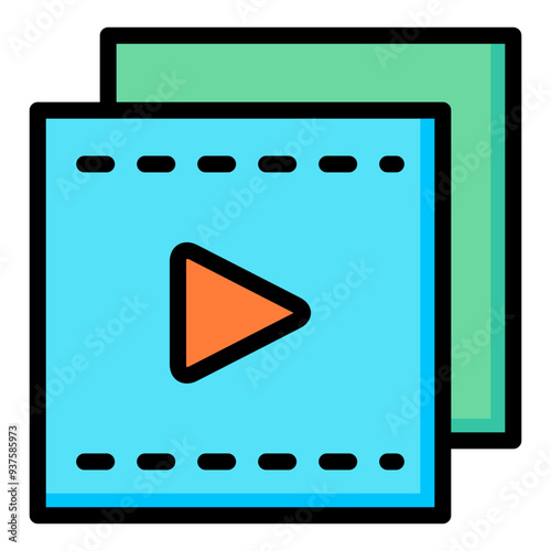 TV series icon. Playlist Icon