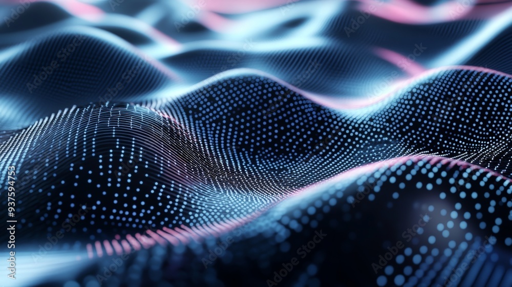 Abstract Digital Wave Pattern. Abstract Digital Wave Pattern.