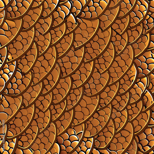 Crocodile Skin Pattern Vector Seamless – Realistic Reptile Leather Texture for Fashion, Fabric, Wallpaper, Accessories, and Digital Backgrounds in High-Quality Vector Format