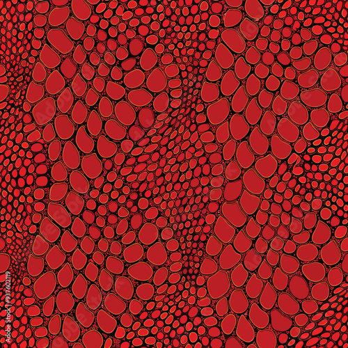 Crocodile Skin Pattern Vector Seamless – Realistic Reptile Leather Texture for Fashion, Fabric, Wallpaper, Accessories, and Digital Backgrounds in High-Quality Vector Format
