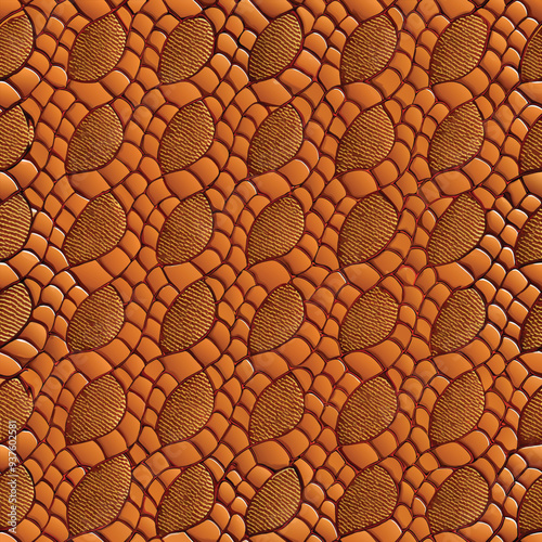 Crocodile Skin Pattern Vector Seamless – Realistic Reptile Leather Texture for Fashion, Fabric, Wallpaper, Accessories, and Digital Backgrounds in High-Quality Vector Format