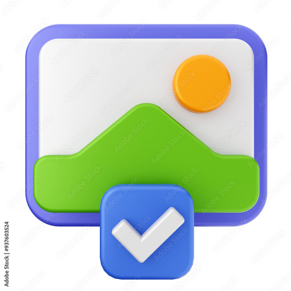 3d picture image photo icon 3d picture image photo icon