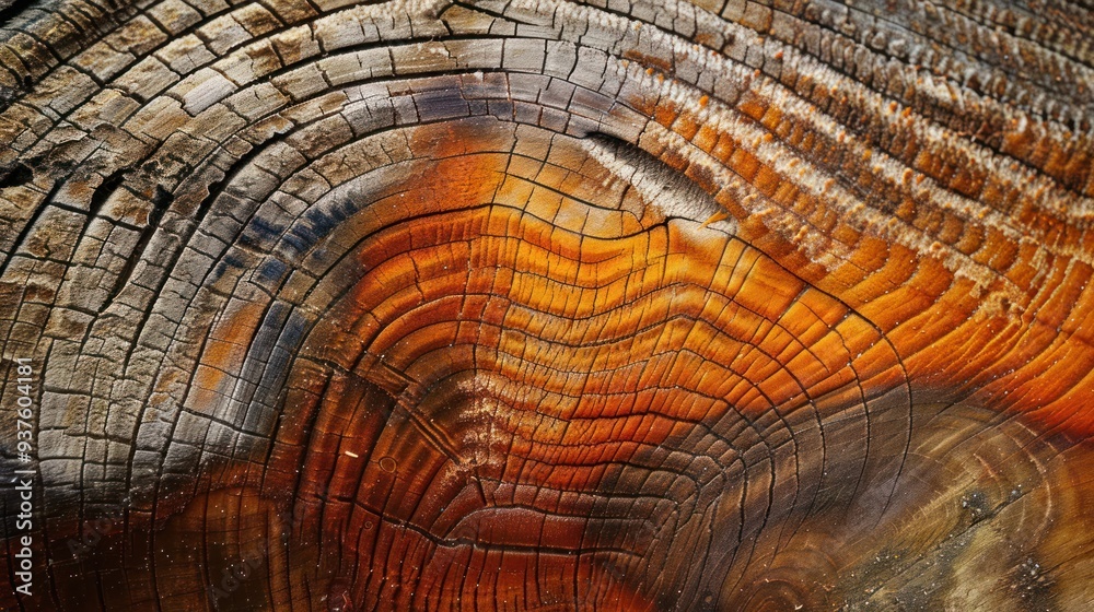 Fototapeta premium Tree Rings Texture