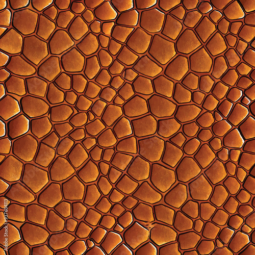 Crocodile Skin Pattern Vector Seamless – Realistic Reptile Leather Texture for Fashion, Fabric, Wallpaper, Accessories, and Digital Backgrounds in High-Quality Vector Format