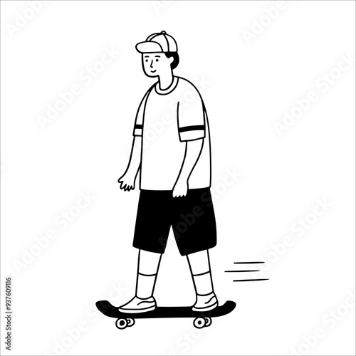 Skateboarding