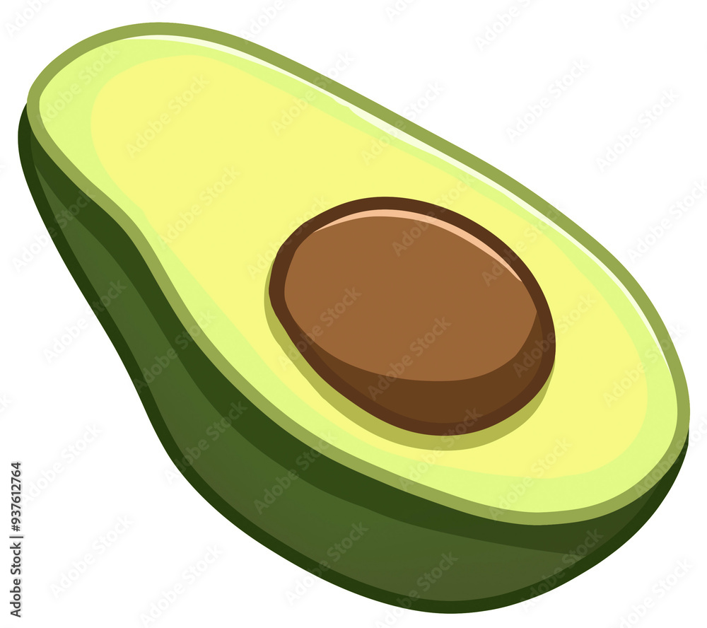 Avocado cartoon Avocado cartoon