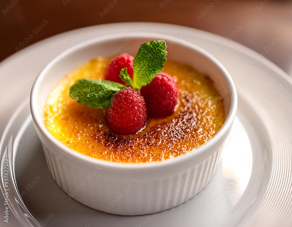 Crème Brûlée close-up Crème Brûlée close-up