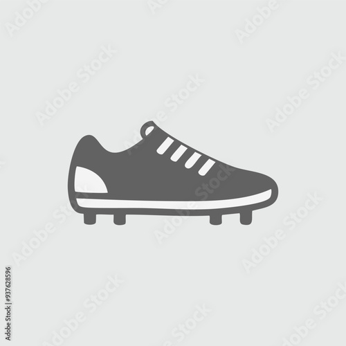Soccer cleats icon. Simple illustration of a soccer cleat, perfect for website design or mobile apps.