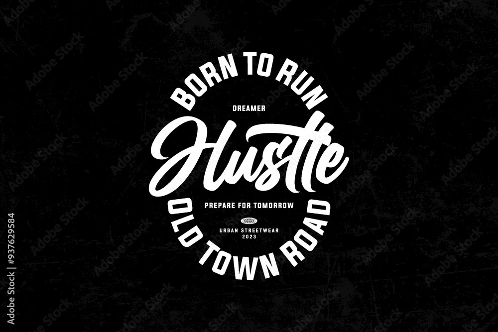Obraz premium Urban Streetwear Aesthetic quotes stypography vector graphic design 