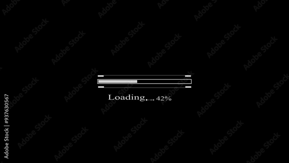 Loading bar icon illustration on background Loading bar icon illustration on background