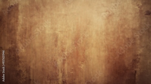 Rustic Brown Grunge Background with Rough Textured Surface 