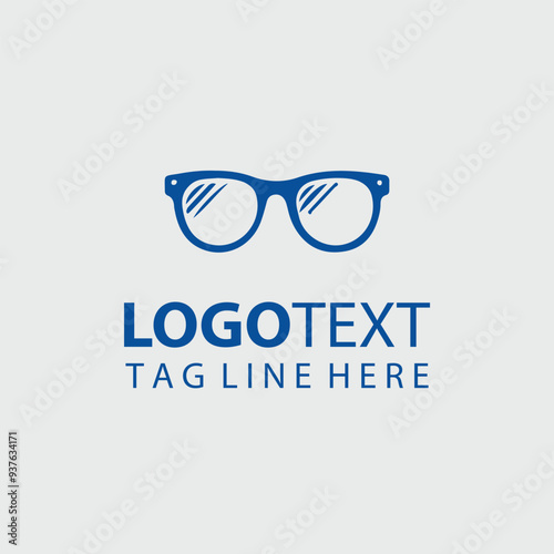 Cute Glasses Logo 