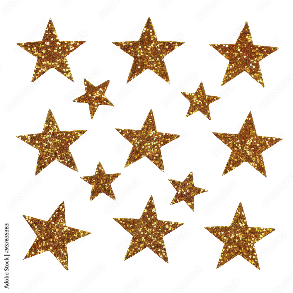 Shiny golden stars with sparkles, isolated on black background. Festive and elegant design for celebration and decoration.
Shiny golden stars with sparkles, isolated on black background. Festive and elegant design for celebration and decoration.