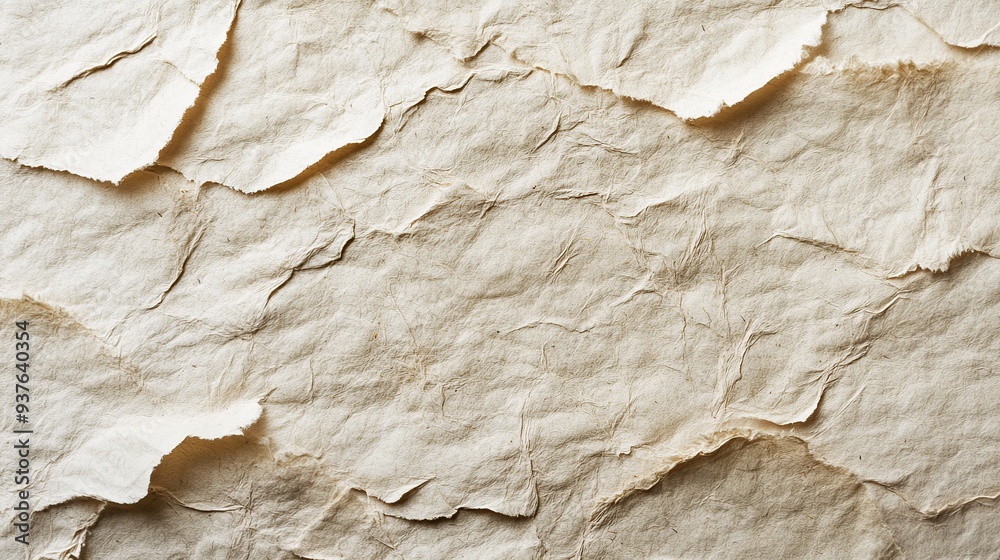 rough, handmade textured paper with visible fibers and irregular surface rough, handmade textured paper with visible fibers and irregular surface